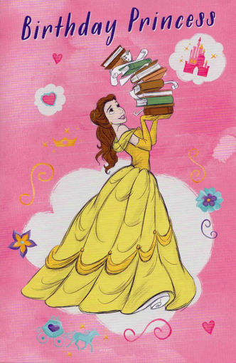 Picture of BIRTHDAY, PRINCES PINK BIRTHDAY CARD